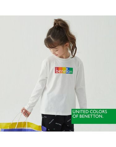 [보리보리]  공용 긴팔 티셔츠 화이트 BNUTS4O13T