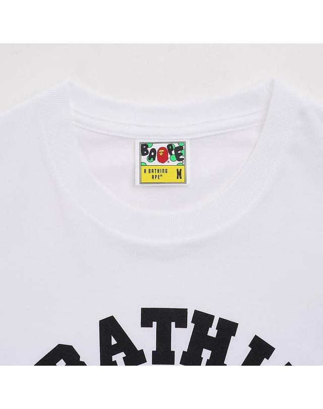 베이프 [베이프] SS26 남성 콜리지 티셔츠 001TEM301001MWHT 착용컷