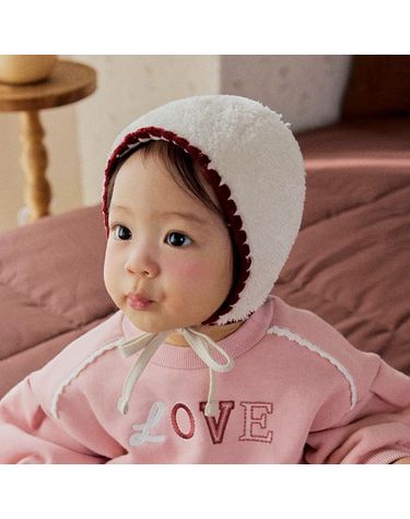 [보리보리] 달리아 방한 아기 보넷