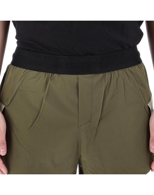 씨엘르 26SS 씨엘르 M-ICNSHORT 3인치 BRIEF 러닝 숏 팬츠 M-1-SH-0247-GN017 착용컷