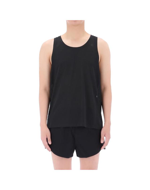씨엘르 26SS 씨엘르 M-FST싱글렛 2 러닝 슬리브리스 M-1-TT-0257-BK002 착용컷