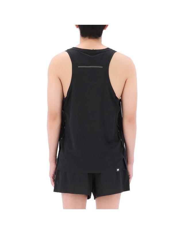 씨엘르 26SS 씨엘르 M-FST싱글렛 2 러닝 슬리브리스 M-1-TT-0257-BK002 착용컷