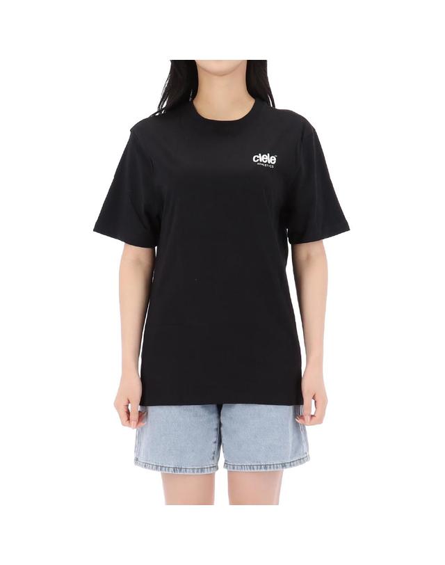 씨엘르 26SS 씨엘르 U-ORT 반팔 티셔츠 U-1-TS-0104-BK006 착용컷