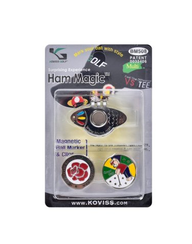 코비스 골프용품 물고기형 자석클립 볼마커 set BM508
