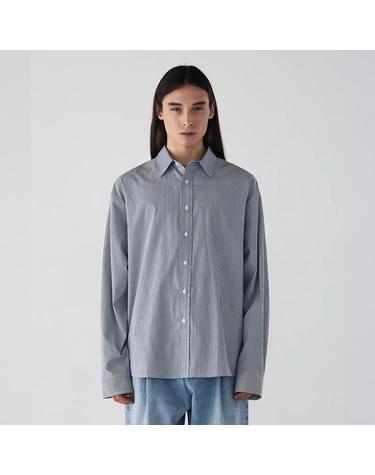 [가먼트레이블] Compact Line Over Shirts - Black (FGQSCSL401M-W)