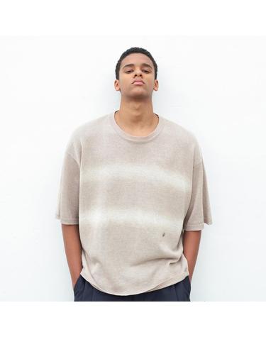 [비얼디드키드] BLOOM HALF KNIT BEIGE (B23SSMT03BEA1-W)