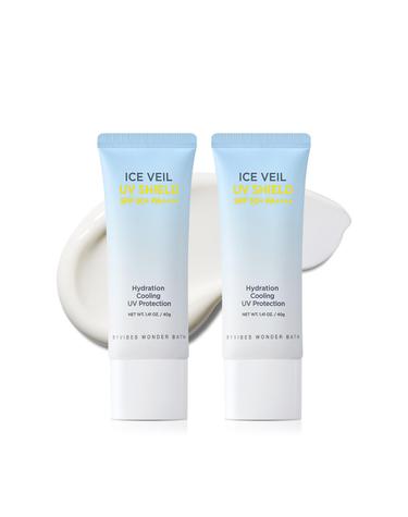 [조성아뷰티] 원더바스 아이스 베일 유브이 쉴드 선크림 40ml 2개