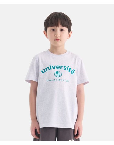 [본사]아치 빅로고 반팔티셔츠(멜란지화이트) UV262ISS02_MWH