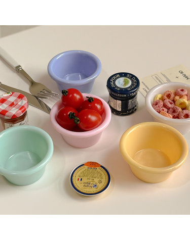 [마호]파스텔 멜라민 소스볼 3호(77파이) x 4pcs