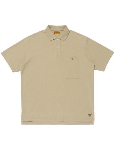 (당일) 25SS 휴먼메이드 빅 베이지 폴로 티셔츠 HM29CS025 BEIGE