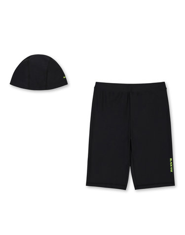 [추가 15%쿠폰] UV 5부 스윔팬츠_BK