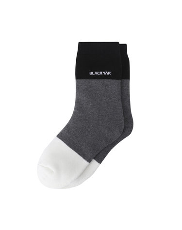 키즈 컬러블럭 양말_BK