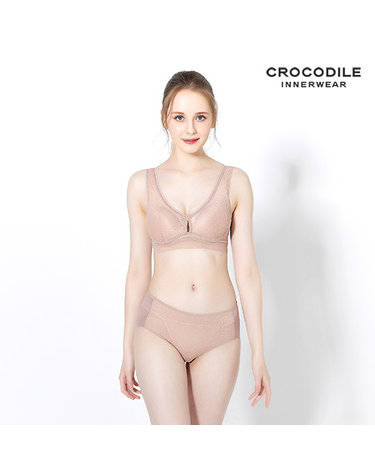 [크로커다일] 에브리데이 에어리핏 브라팬티 2종 모카 CDW2N15_T