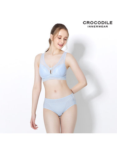 [크로커다일] 에브리데이 에어리핏 브라팬티 2종 스카이블루 CDW2N11_T