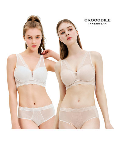 크로커다일 이너웨어 [크로커다일] 360 인견 라이크라 파워넷 4종세트 오트밀 베이지 CDW4N5354_T