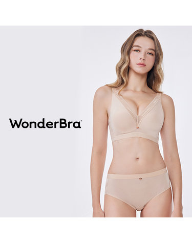 [Wonderbra] [와이어프리] 원더핏 라이트 브라팬티 2종 포에버스킨 WBW4N04_T