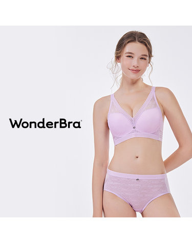 [Wonderbra] [와이어프리] 원더핏 라이트 브라팬티 2종 라일락 WBW4N01_T