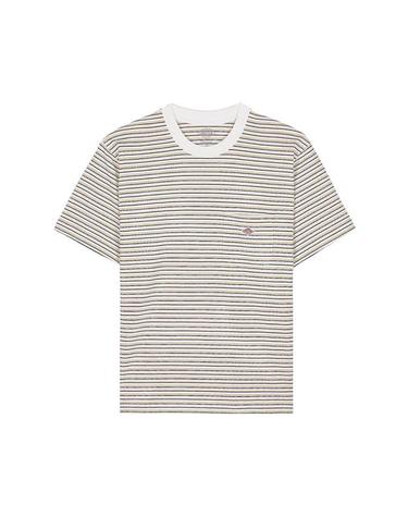 [단톤] SS26 여성 반팔 포켓 티셔츠 DT C0197 TCB YELLOW X WHITE MULTI