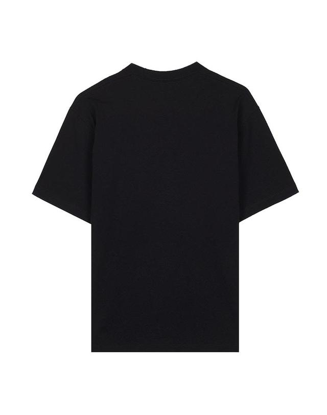 단톤 [단톤] SS26 남성 반팔 포켓 티셔츠 DT C0198 TCB BLACK 착용컷