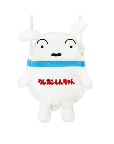 [보리보리] 짱구는못말려 흰둥이 인형 투포켓 크로스백 미니크로스백