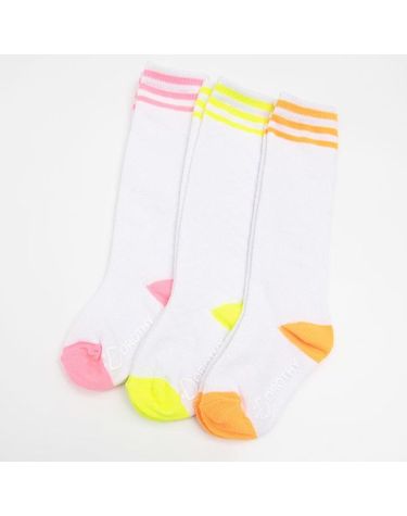 [보리보리] 무배유아아동양말 y네온메쉬삼선반장 3족세트 남아여아 망사니삭스