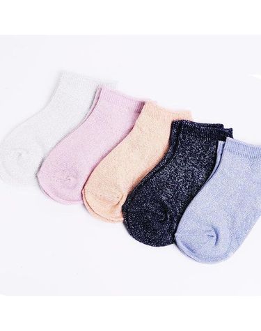 [보리보리] 무배유아아동 j로라펄커즈 5족세트 남아여아 발목반짝이양말