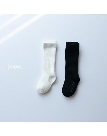 [보리보리] 무배유아아동양말 p루미망사 화이트 2족세트 여아 남아 니삭스 반타이즈