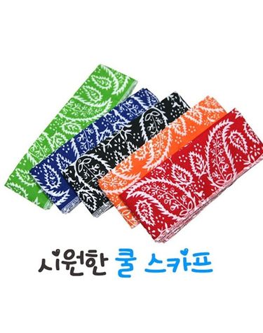 [보리보리] 쿨스카프 시원한 여름쿨스카프 여름넥워머 팽귄스카프