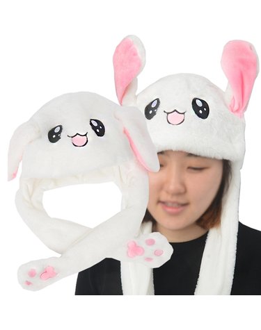 [보리보리] 귀가 움직이는 토끼모자