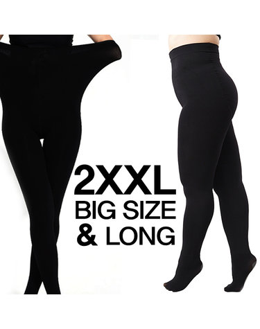 [보리보리] 빅사이즈 XXL 키큰녀 롱다리 엉덩이 두 줄 봉제선 고탄력 기모팬티스타킹 골프스타킹