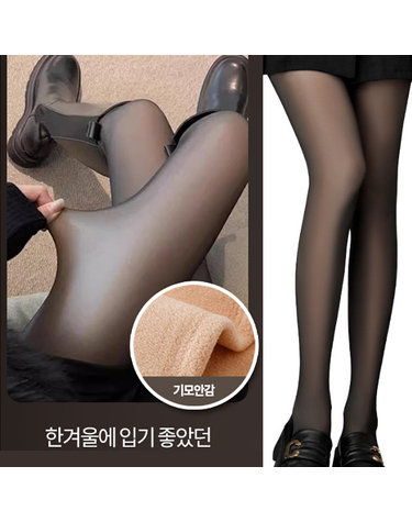 [보리보리] 착시 기모 스타킹 검정 페이크스타킹 골프스타킹 빅사이즈 롱다리 꿀벅지 키큰스타킹 2XXL가능