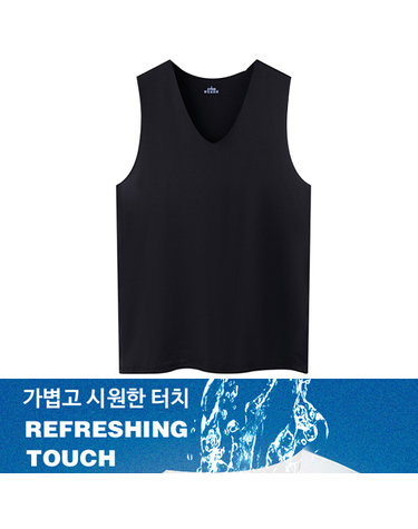 [보리보리] 티안나는 남성 노라인 쿨나시 남자 런닝셔츠 난닝구