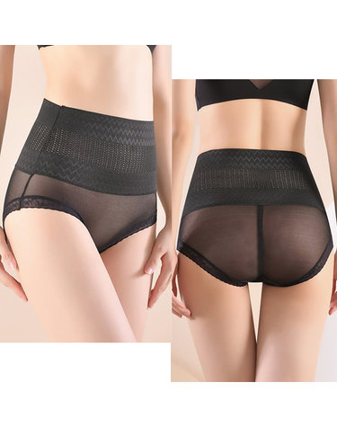 마이핏 [보리보리] 하이웨스트 복부보정팬티 뱃살커버 힙업 압박 속옷 여성 레이스 노라인