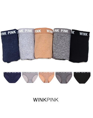 [보리보리] PINK 학생팬티5매 주니어팬티 청소년팬티 여성팬티 삼각