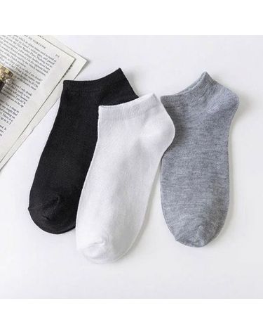 [보리보리] 남자 여자 무지 10켤레 발목양말 국내생산 스니커즈 학생양말