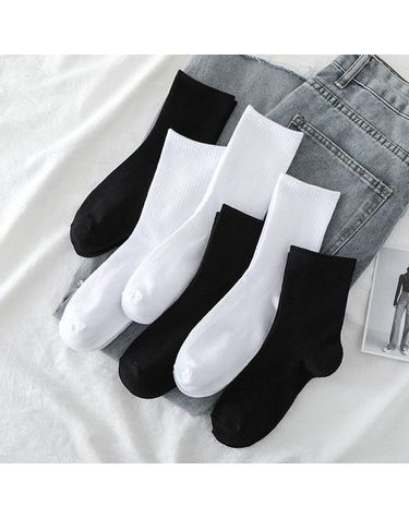 [보리보리] 국내생산 학생양말 10켤레 카바 중목 흰색양말