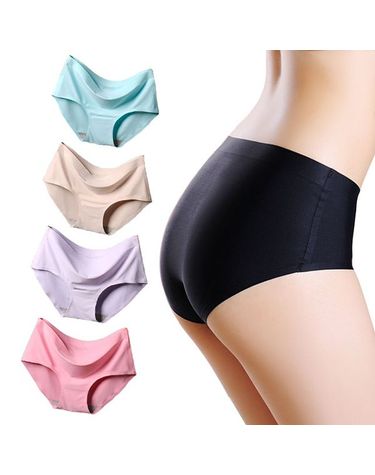 [보리보리] 누디 심리스 팬티 노라인 무봉제 요일팬티 속옷 맥시
