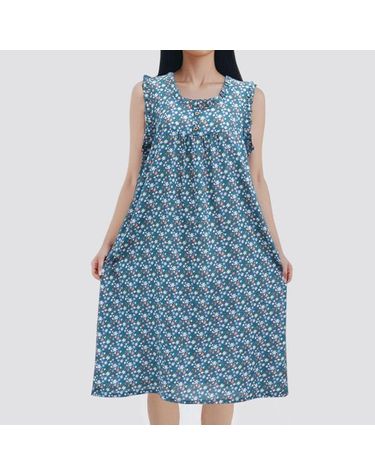 [보리보리] 1번 데이지 프릴 나시원피스 파자마 아사면100 홈웨어 국내산