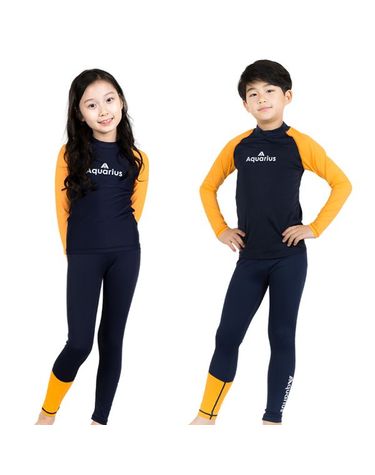 [보리보리]  아동 주니어 남아 여아 수영복 래쉬가드 AQ17-TL04 상하 세트
