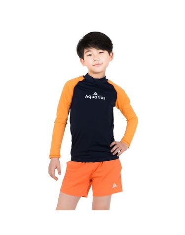 [보리보리]  아동 주니어 남아 여아 수영복 래쉬가드 AQ17-TS04 상하 세트