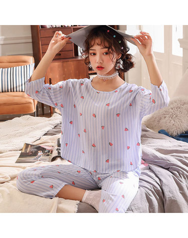 [보리보리] 수박 인견 홈웨어 상하세트