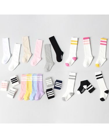 [보리보리]  반장랜덤 1켤레 유아 아동 아기 남아 여아 봄 여름 가을 겨울 무지 니삭스 오버니 장목 주니어 키즈 어린이 유치원 선물 양말 세트