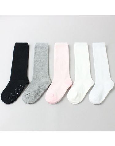 [보리보리] H무지 반장1켤레 유아 아동 아기 남아 여아 봄 여름 가을 겨울 무지 니삭스 오버니 장목 주니어 키즈 어린이 유치원 선물 양말 세트