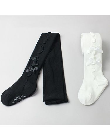 [보리보리] 아동양말 인타 리본 타이즈 1켤레 여아 레깅스