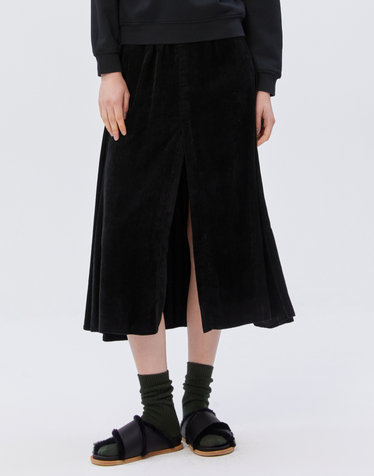 [FORTE FORTE] 블랙 단색 밴딩스커트
