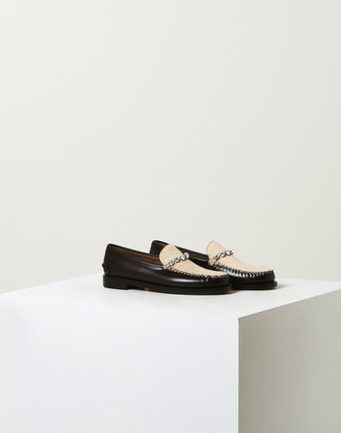 [SEBAGO x FORTE FORTE] 와인 크리스탈장식 소가죽 로퍼