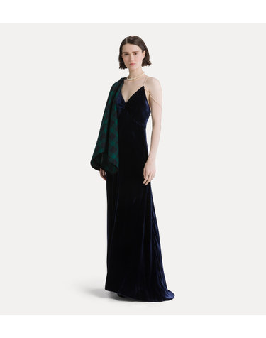 골드 유리 구슬 로프 목걸이
