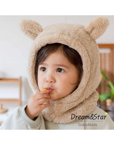 [보리보리] 아기 겨울모자 리틀칩 바라클라바 털모자 방한 털 보넷