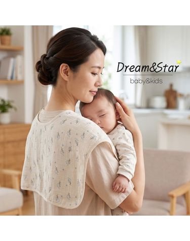 [보리보리] 엄마아빠 육아 방수 어깨턱받이 요루거즈 트림턱받이 앞치마