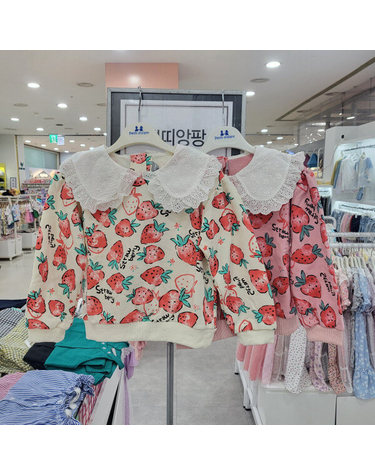 [보리보리] 쁘띠앙팡보네코지맨투맨